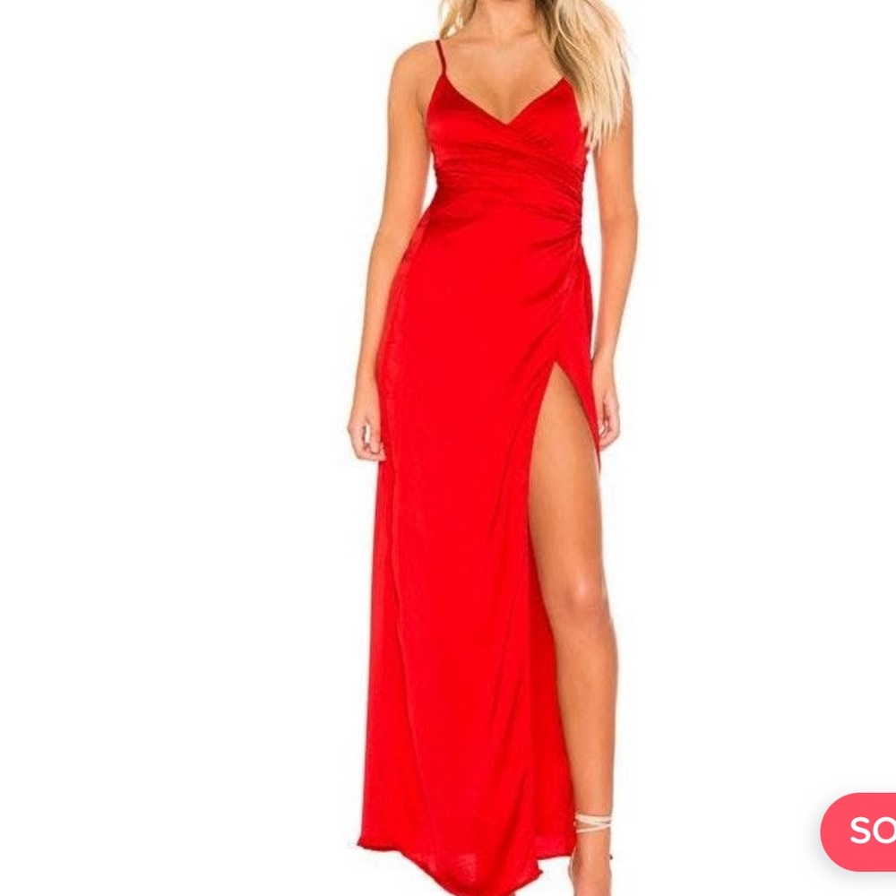 Revolve Formal Red Dress - Picture 1 of 5